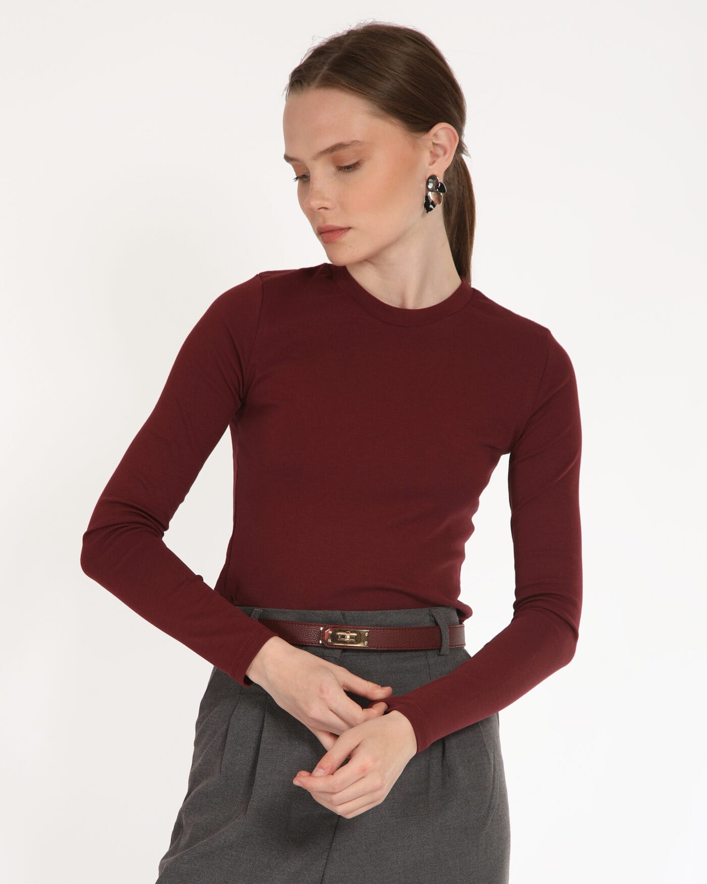 Kapsulgardirop-Bordo-Basic-Yaka-Basic