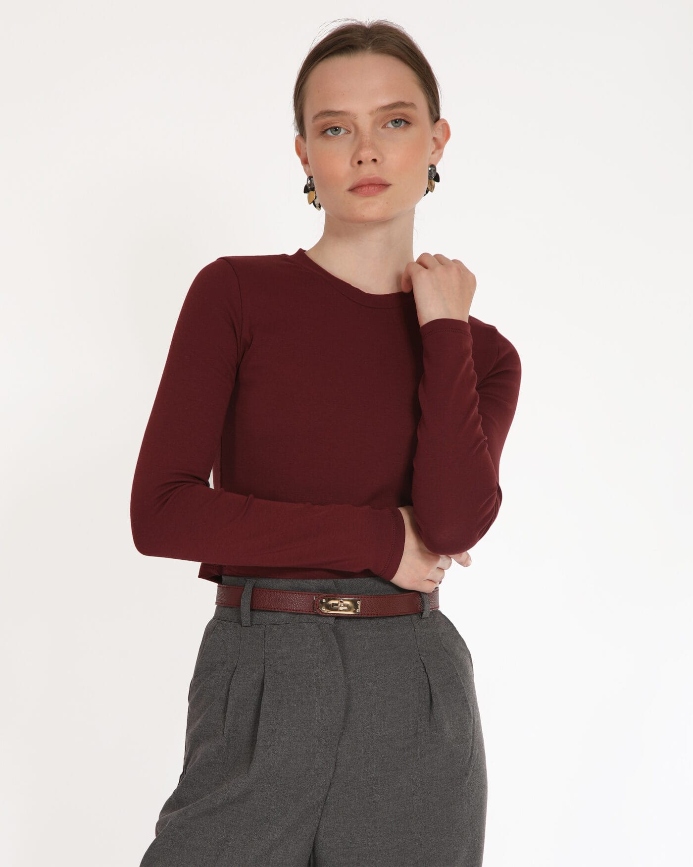 Kapsulgardirop-Bordo-Basic-Yaka-Basic