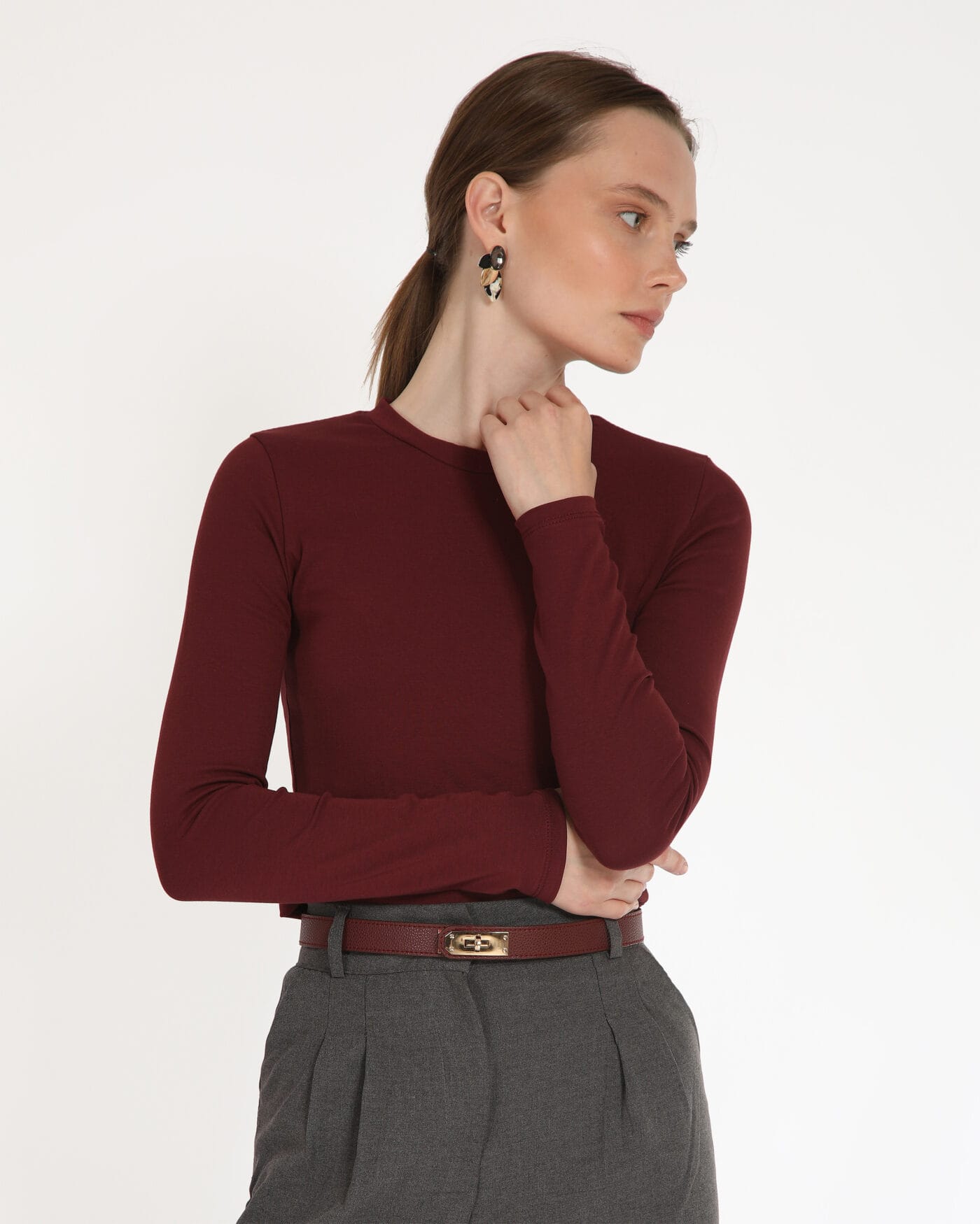 Kapsulgardirop-Bordo-Basic-Yaka-Basic