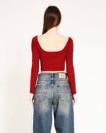 Buzzy-Kol-Bordo-Crop-Kadin