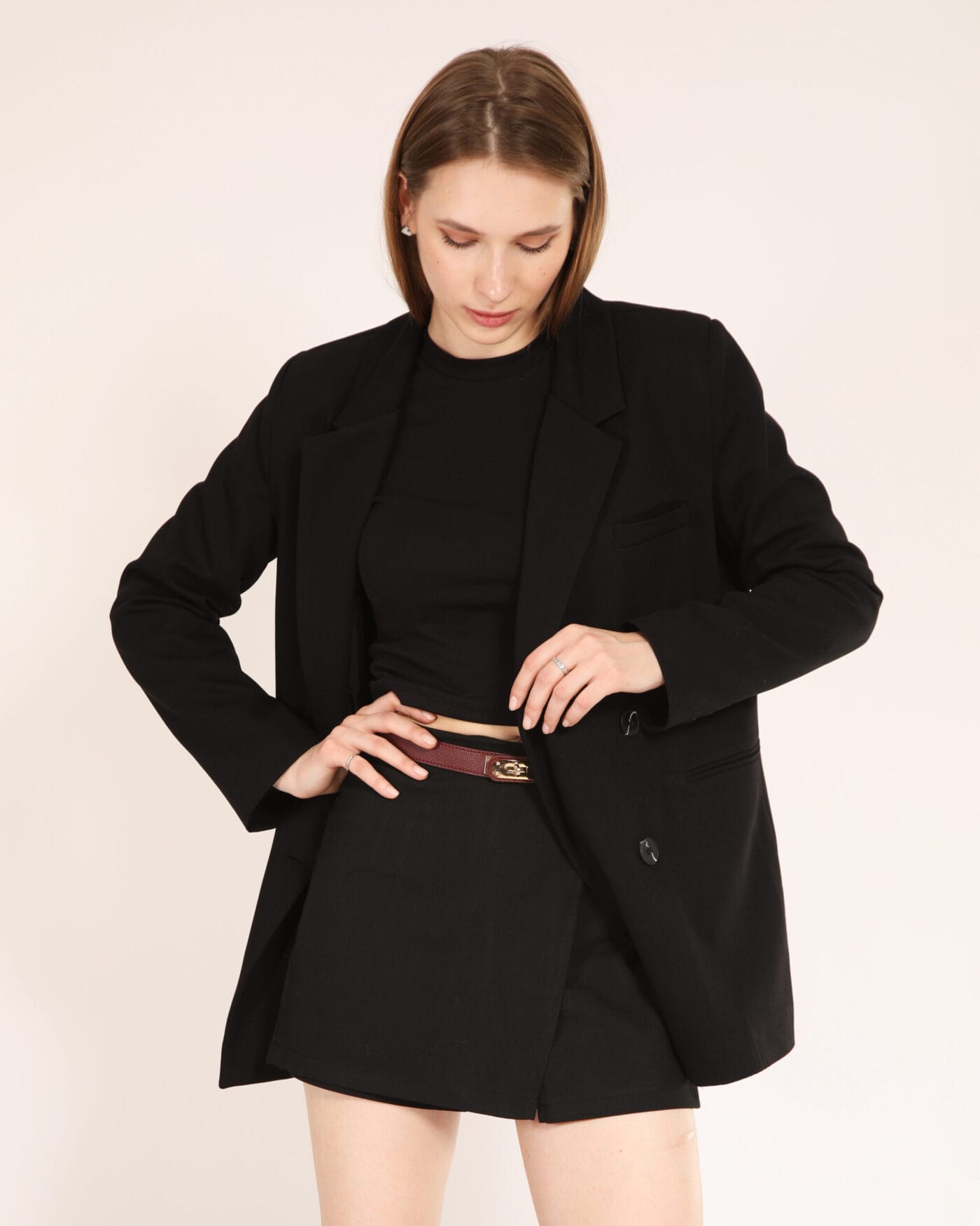 Siyah-Oversize-Ceket-Kadin