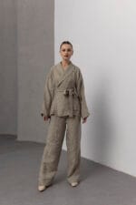 Acik-Yesil-Kimono-Takim-Woman-Kadin