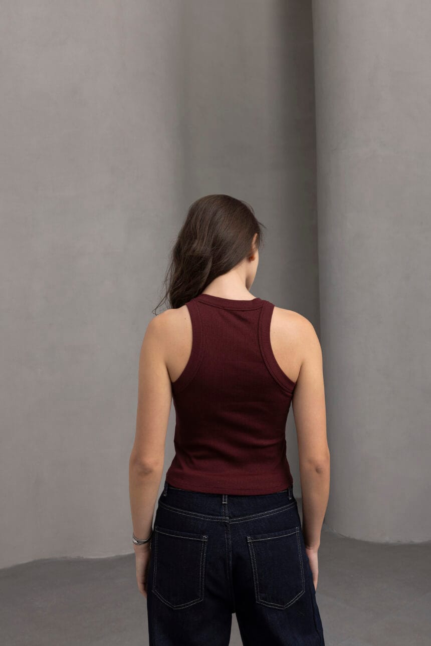 Halter-Atlet-Bordo-Woman-Kapsulgardirop-Kadin