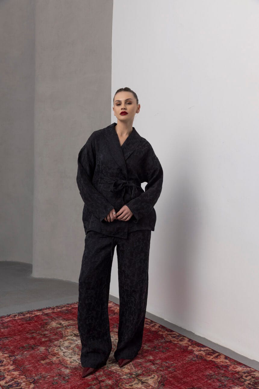 Koyu-Lacivert-Kimono-Takim-Woman-Kapsulgardırop