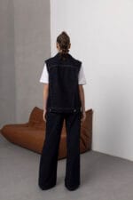 Koyu-Mavi-Denim-Yelek-Kadin