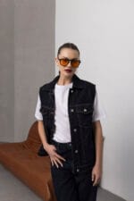 Koyu-Mavi-Denim-Yelek-Kadin