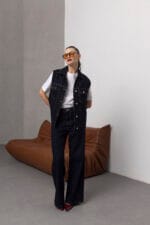Koyu-Mavi-Denim-Yelek-Kadin