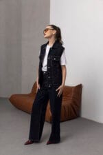 Koyu-Mavi-Denim-Yelek-Kadin