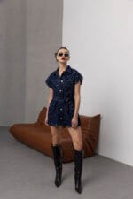 Koyu-Mavi-Metal-Zimba-Detayli-Denim-Kusakli-Yelek