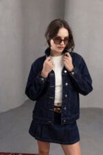 Koyu-Mavi-Regular-Fit-Denim-Ceket-Kadin