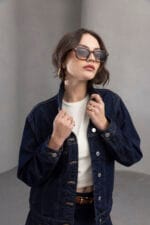 Koyu-Mavi-Regular-Fit-Denim-Ceket-Kadin