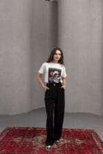 Premium-Tasli-Cicek-Desenli-T-Shirt