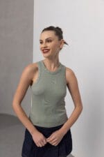 Yeşil-Trok-Detayli-Halter-Atlet