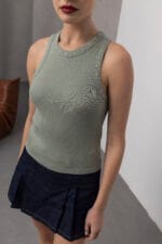 Yeşil-Trok-Detayli-Halter-Atlet