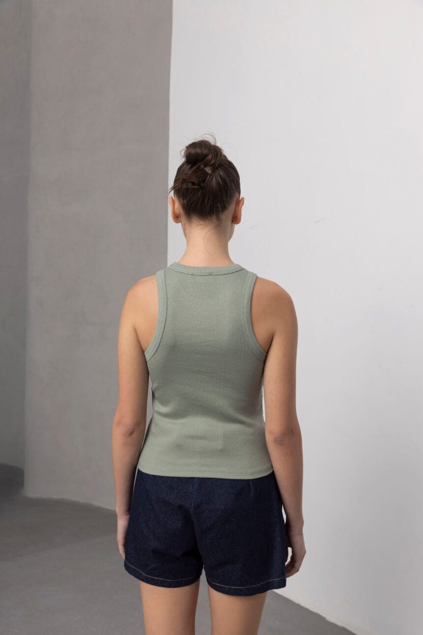 Yeşil-Trok-Detayli-Halter-Atlet