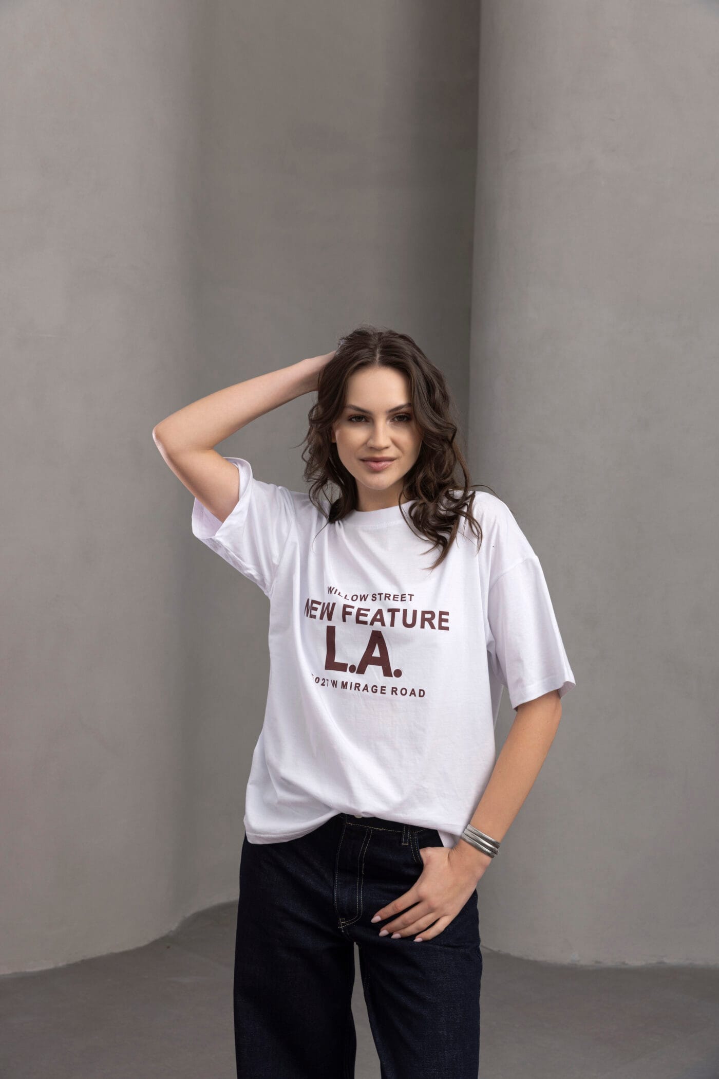 Yazi-Baskili-Oversize-T-Shirt-Kadin